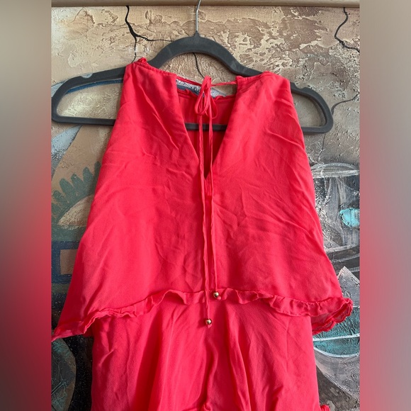 Evernew Pink Tiered Mini Dress - Picture 3 of 9